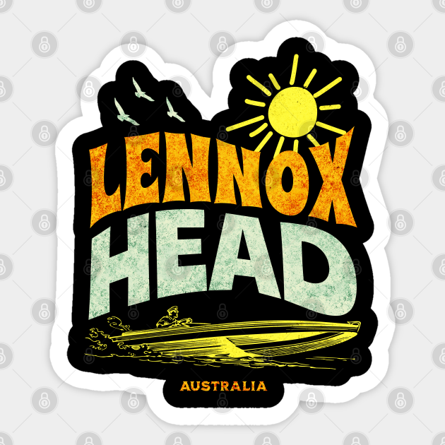 Lennox Head Australia Summer Lennox Head Sticker TeePublic
